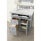James Martin Vanities Brittany 30in Single Vanity, Urban Gray, w/ 3 CM Eternal Jasmine Pearl Quartz Top 650-V30-UGR-3EJP - alternate 3